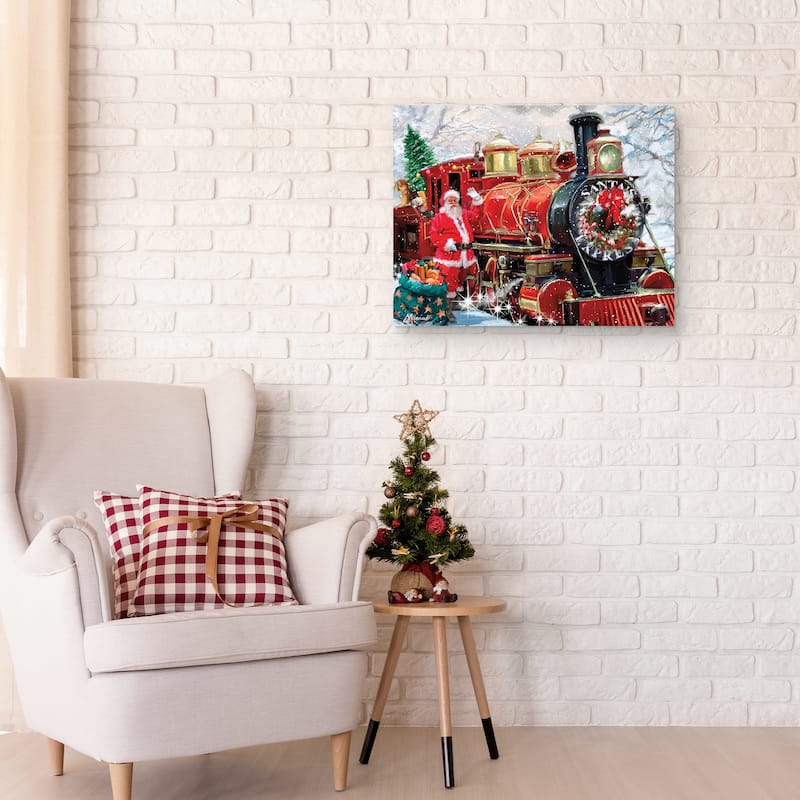 Christmas Express by The Macneil Studio Canvas Art Print