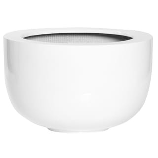Pottery Pots Sunny Fiberstone Indoor Outdoor Modern Round Planter ...