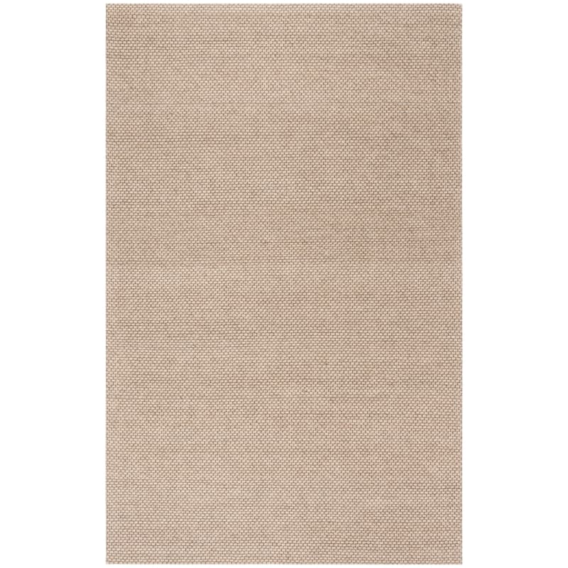 SAFAVIEH Handmade Natura Refiqe Wool Rug - 6' x 9' - Beige - Rectangle