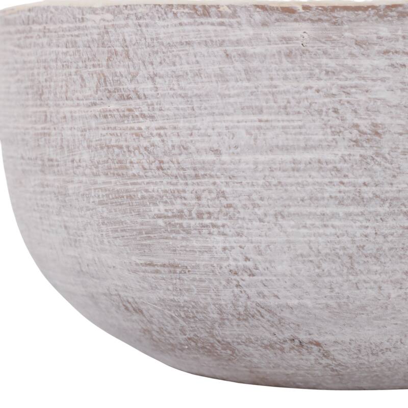 Decorative Textured Ceramic Magnolia and Lily Scented Candle