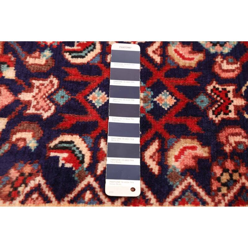 ECARPETGALLERY Hand-knotted Andelz Navy Wool Rug - 4'9 x 9'10