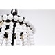 preview thumbnail 12 of 13, Roly 16 Inch White Beads Bohemian Pendant Chandelier 1-Light