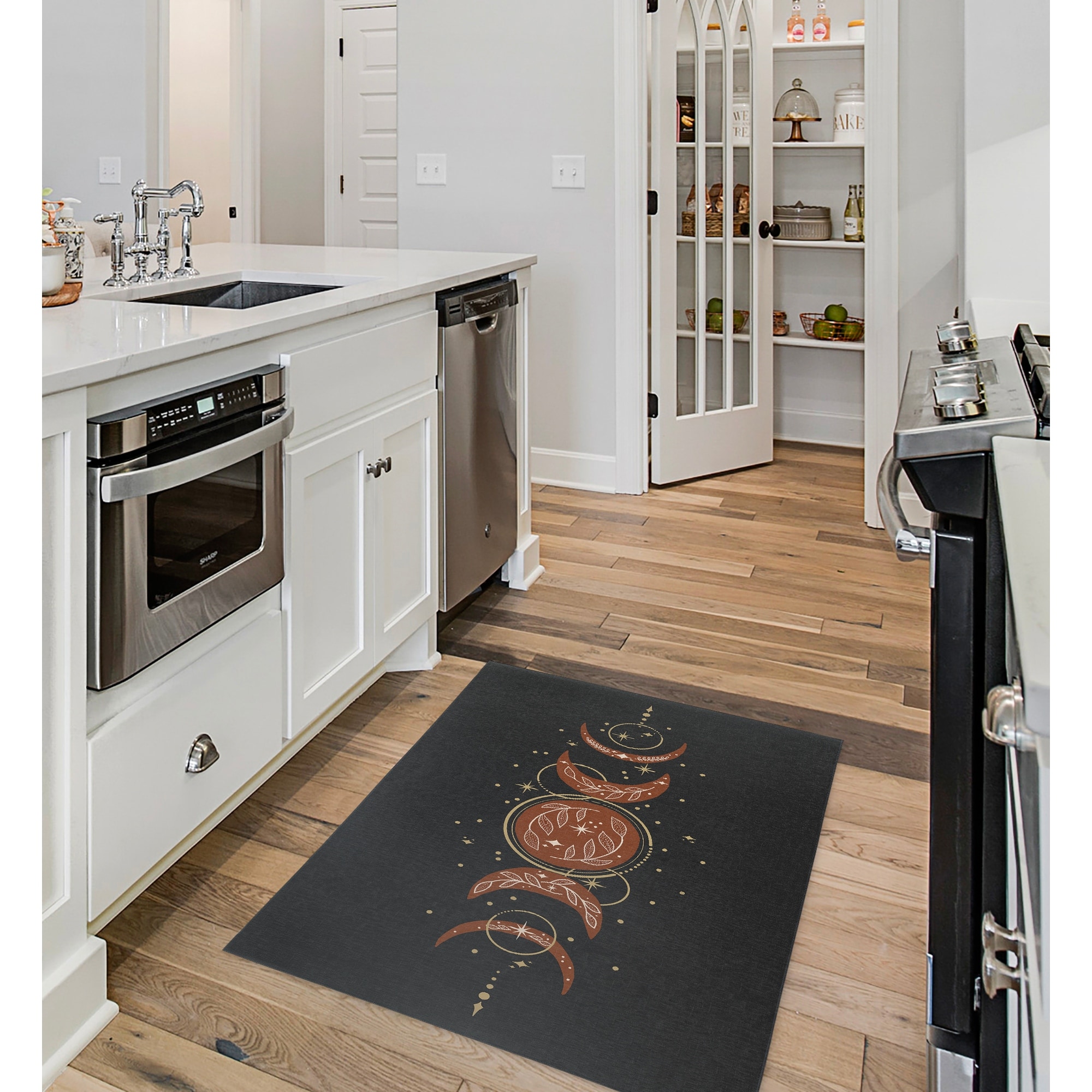 https://ak1.ostkcdn.com/images/products/is/images/direct/92ac4c81f94bc9df9a99a75e91b34c9c28fad523/BOHO-PHASES-Kitchen-Mat-By-Kavka-Designs.jpg