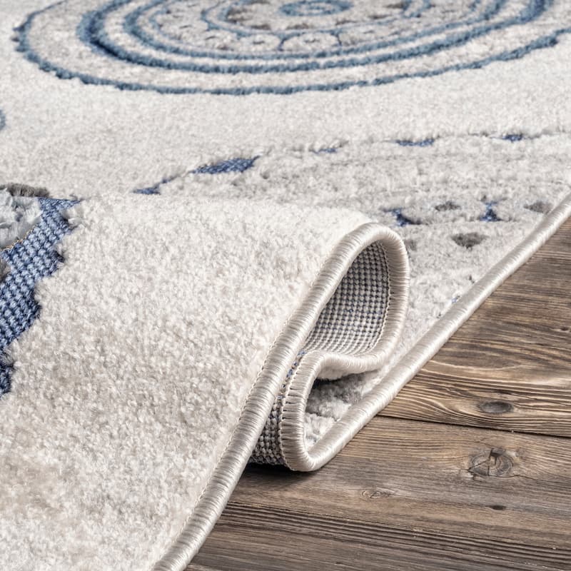 Nuloom Andi Textured Geometric Indoor/Outdoor Area Rug