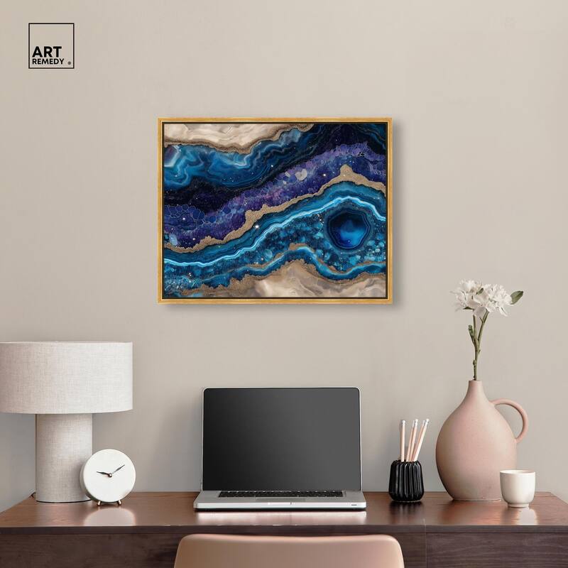 Galactic Geode I Canvas by Art Remedy