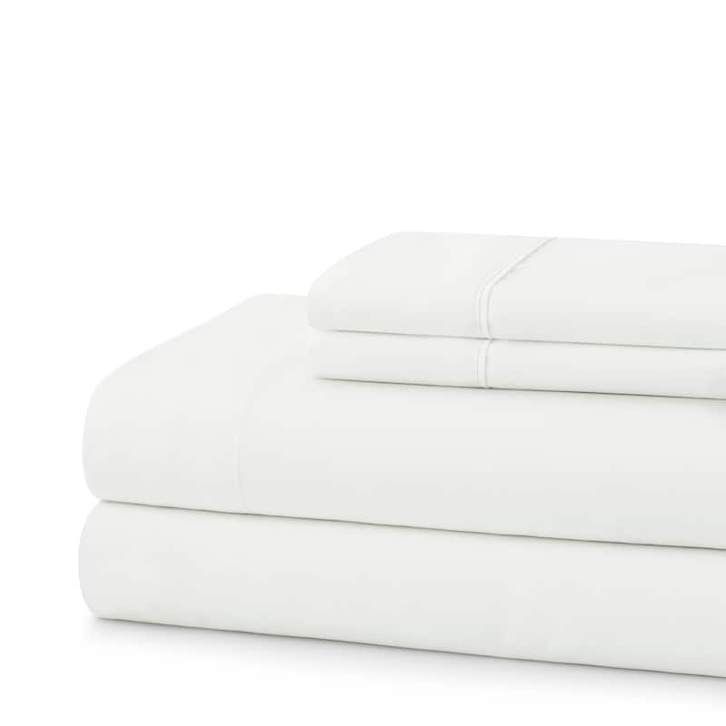 Sweet Home Collection Combed Cotton Percale Sheet Set Made in Egypt 400 TC