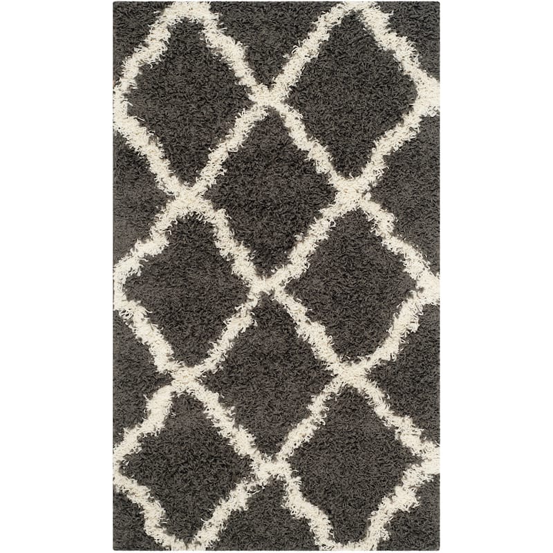SAFAVIEH Dallas Shag Giusy Trellis 1.5-inch Thick Rug
