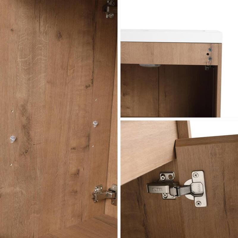 Beingnext 24''/72'' Bathroom Vanity with Sink, Freestanding Bathroom Vanity with Soft Close Doors And Adjustable Shelf