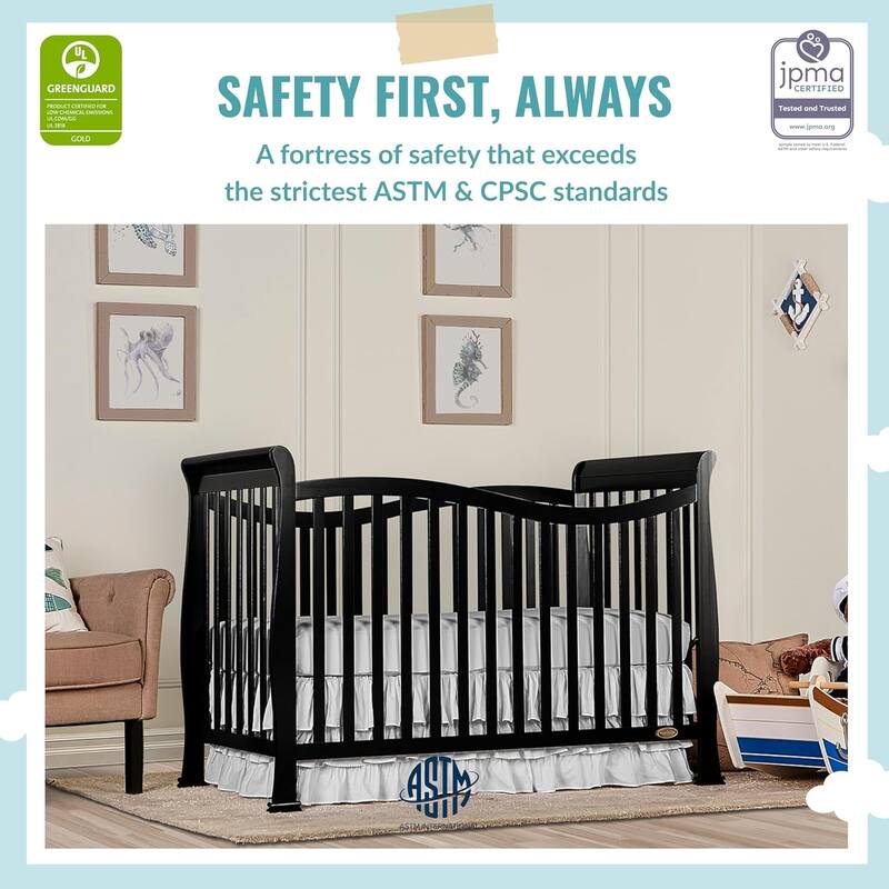 Dream on Me Violet 7-in-1 Convertible Life Style Crib