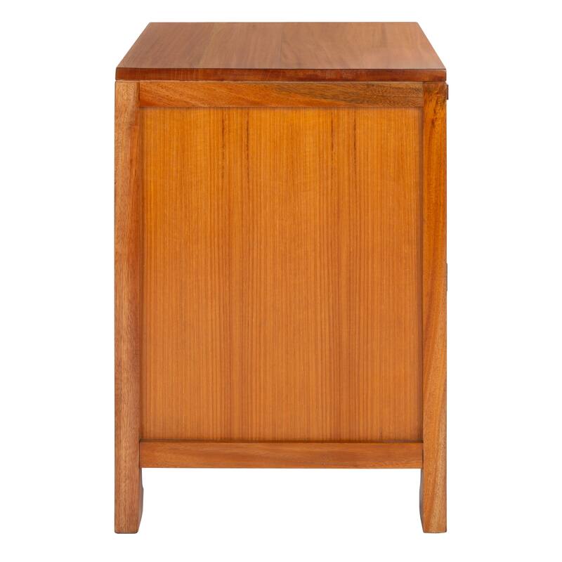 SAFAVIEH Zhane Coastal 1-Drawer 1-Door Nightstand