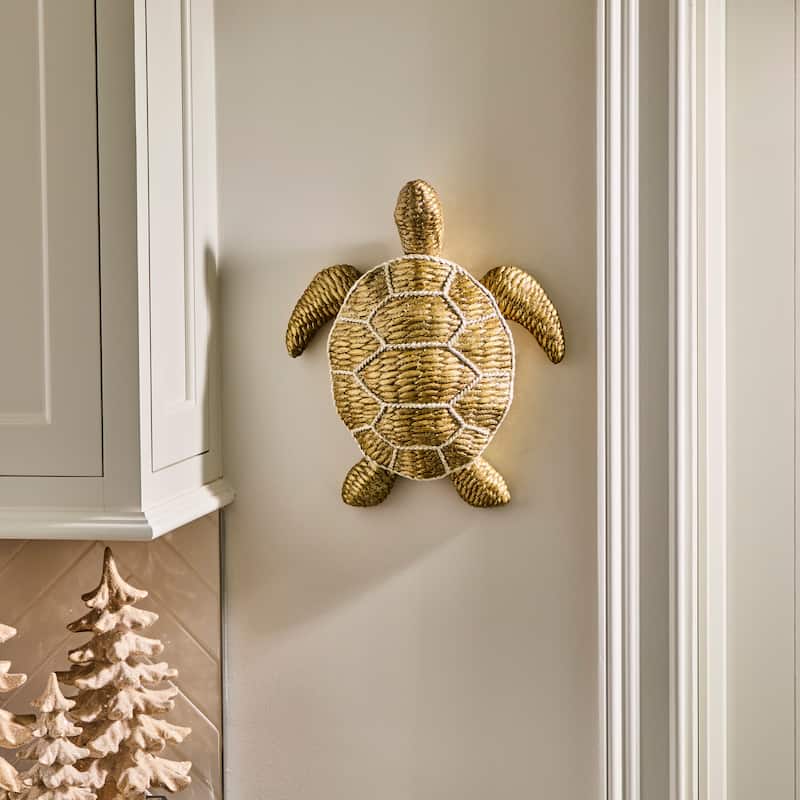 14" Resin Coastal Sea Turtle