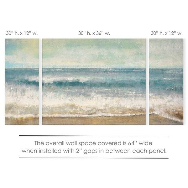 Beach Memories Wrapped Canvas Wall Art Set By Norman Wyatt Jr Overstock