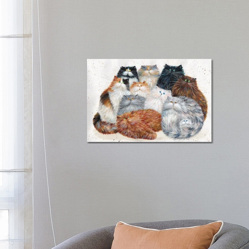 iCanvas "Fluffy Eleven" by Kim Haskins Canvas Print