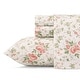preview thumbnail 64 of 64, Laura Ashley Soft & Silky Sateen Printed Cotton Sheet Set King - Lilian Coral