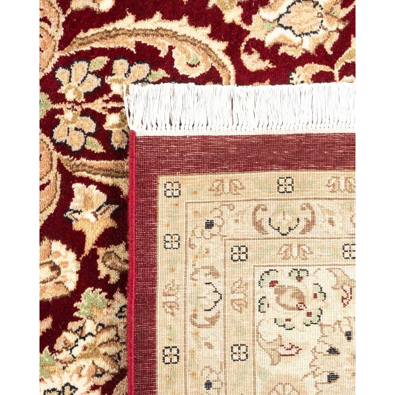 Overton Hand Knotted Wool Vintage Inspired Traditional Mogul Red Area Rug - 8 x 10