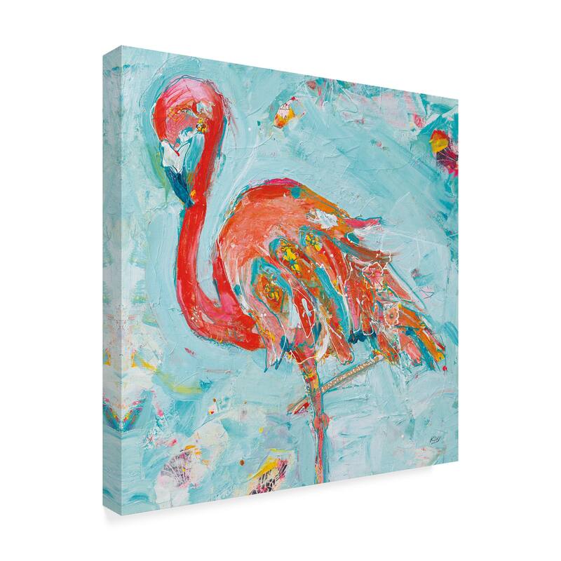 Kellie Day 'Flamingo Bright' Canvas Art