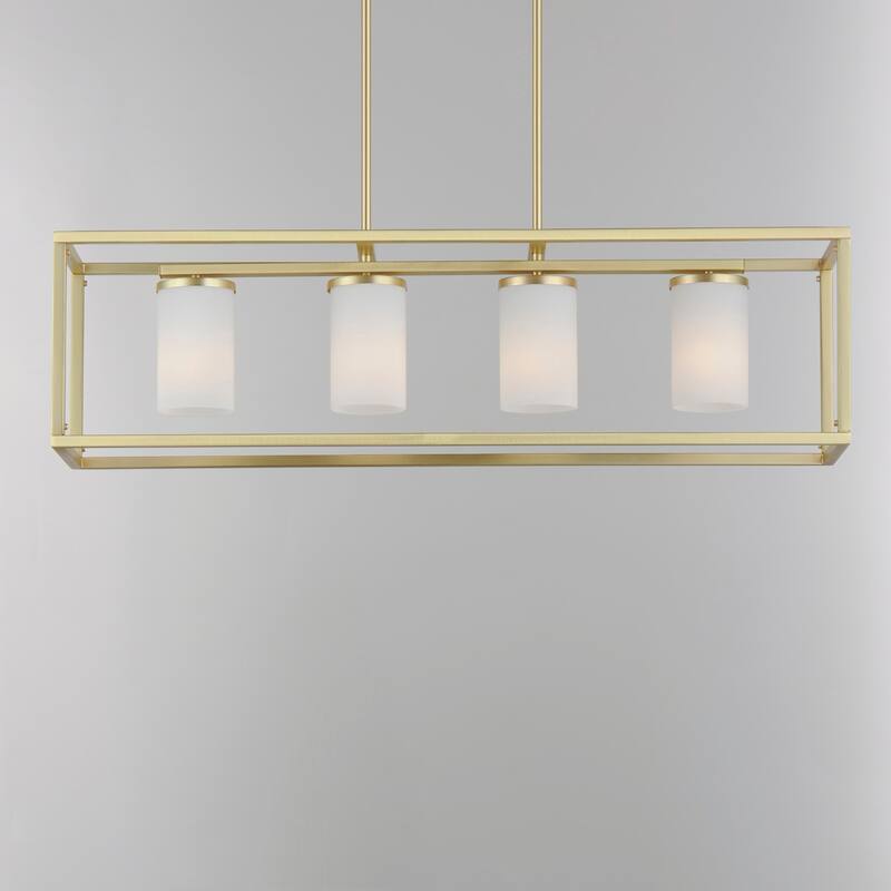 Maxim 10288 Lateral 4 Light 36" Wide Pillar Candle Linear Pendant
