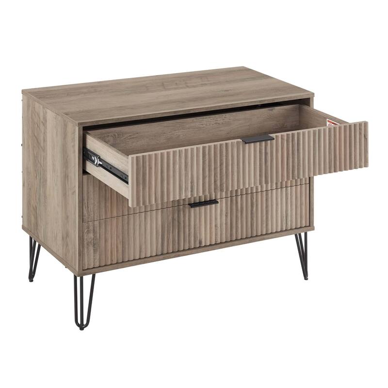 Manhattan Comfort 2-Piece Dumbo Modern Multi Drawer Dresser Set