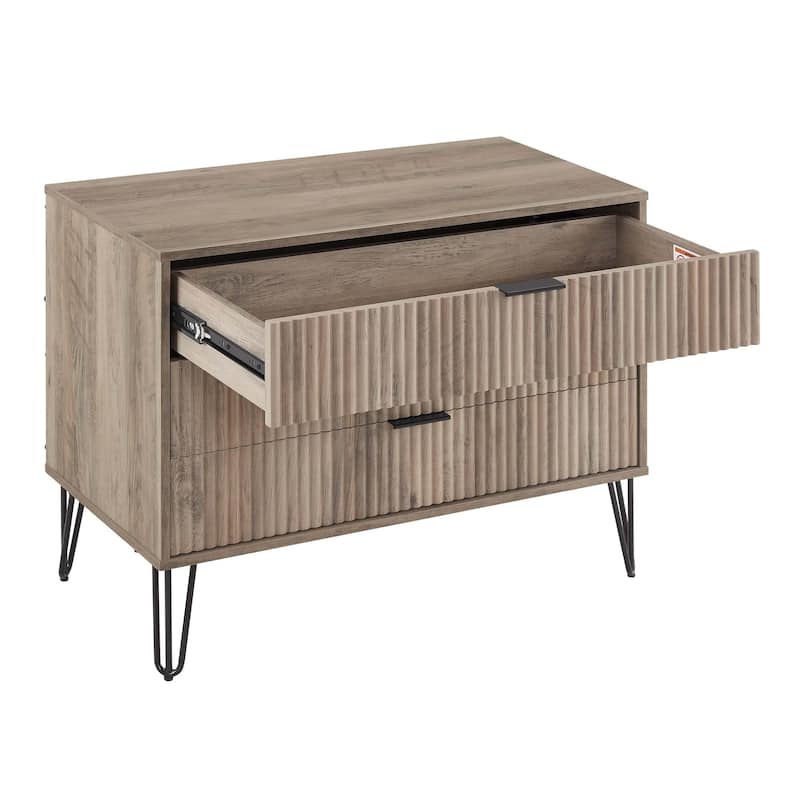 Manhattan Comfort Dumbo Modern 3 Drawer Bedroom Dresser