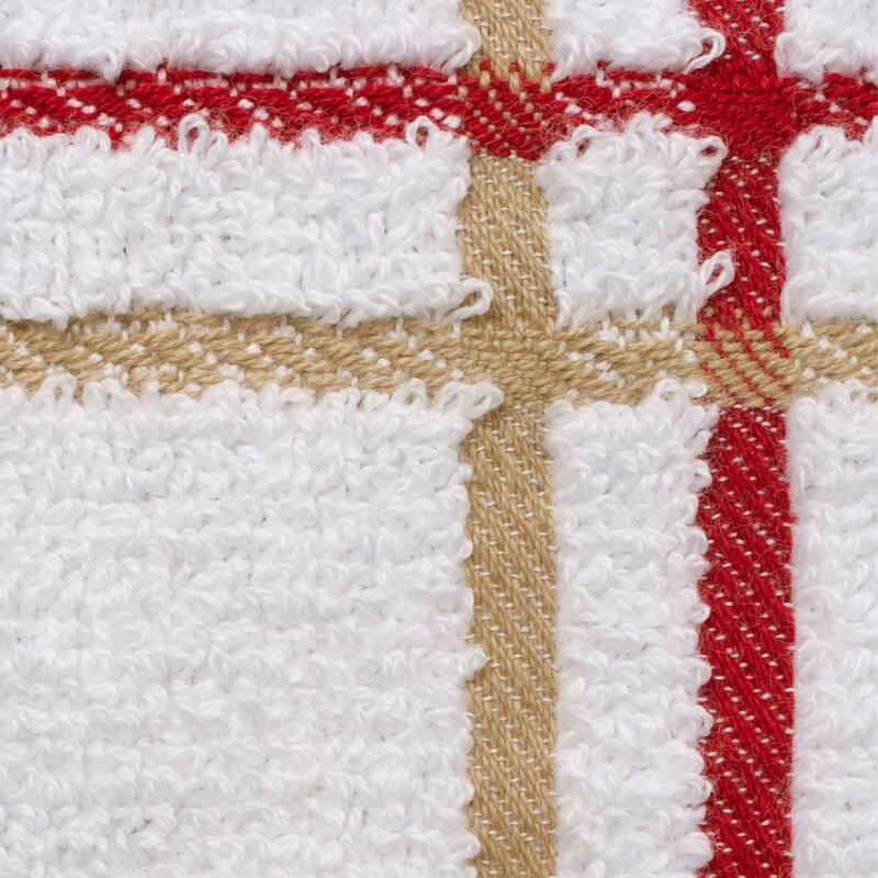 Ritz 3-Pack Solid and Multi Check Tie Towel Set