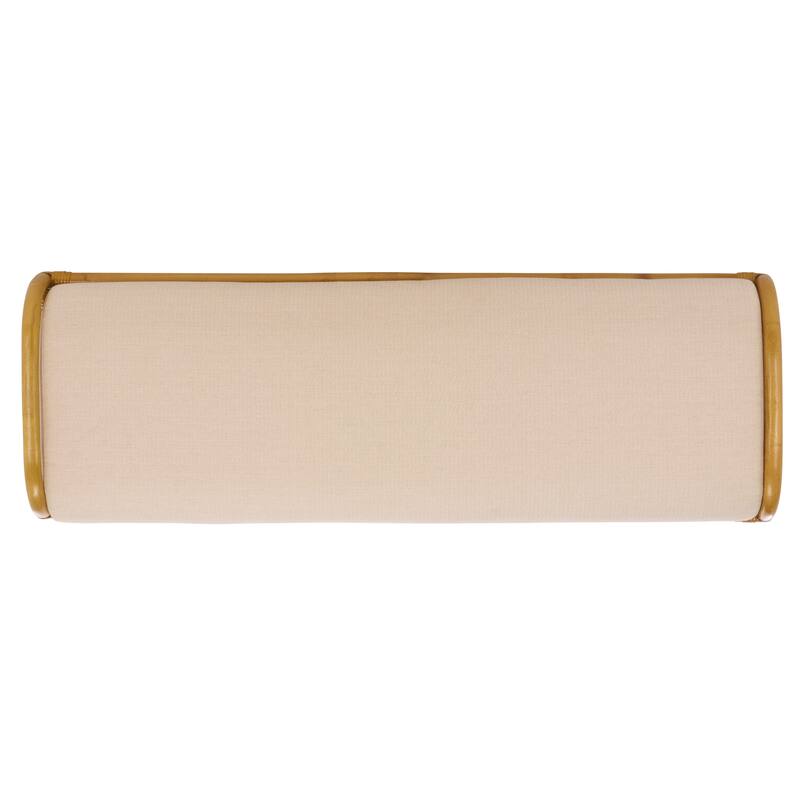 SAFAVIEH Couture Flanders Rattan Pole Bench - 53"W x 18"D x 20"H