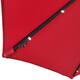 11FT Solar LED Lighted Patio Umbrella with 8 Ribs