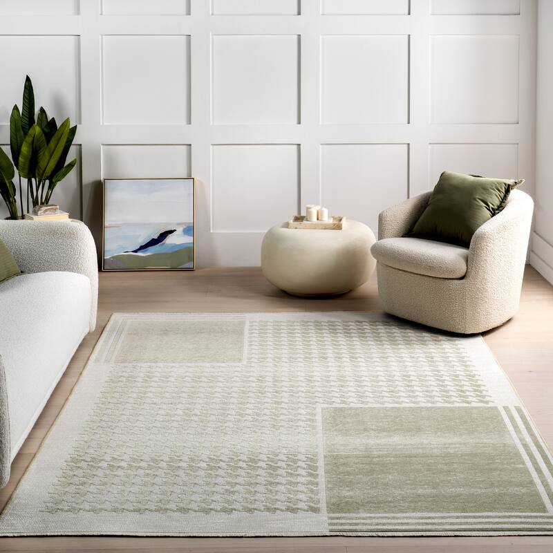 Nuloom Iyla SuperiorWash Geometric Reversible Area Rug