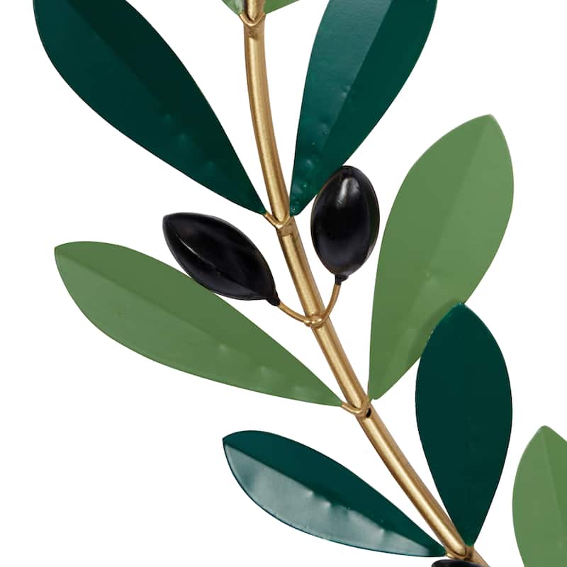 Green Iron Coastal Wall Decor 22 x 22 x 2