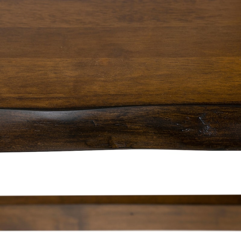 Mav Transitional Walnut 47-inch Solid Wood Coffee Table by Furniture of America