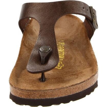 Shop Birkenstock Women S Gizeh Thong Sandal Toffee Birko Flor 41