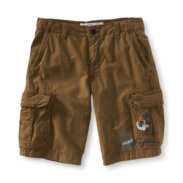 Shop Aeropostale Mens Er Length Cal Surf Casual Cargo Shorts 27