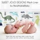 preview thumbnail 3 of 4, Blue Green Modern Dinosaur Boy Sweet Jojo Designs + BreathableBaby Breathable Mesh Crib Liner Dino Boho Bohemian