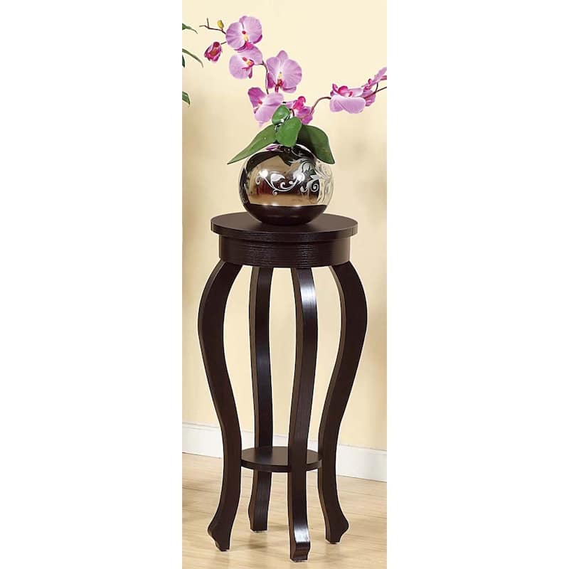 SINTECHNO S-IDN14853 Contemporary Curvy Plant Stand - 12" x 12" x 26"