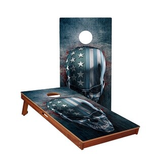 USA Skull All-Weather Cornhole Boards