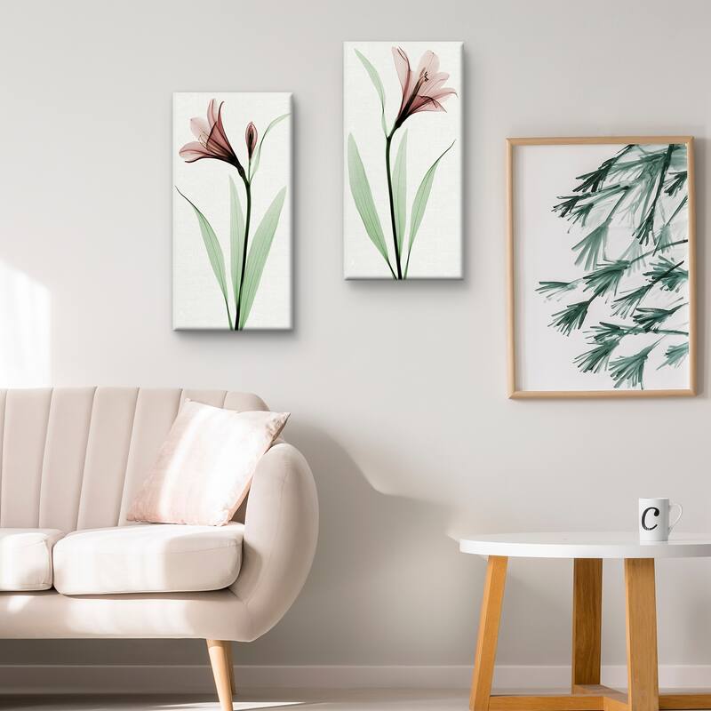 Lily I, II by Robert Coop Canvas Art Prints
