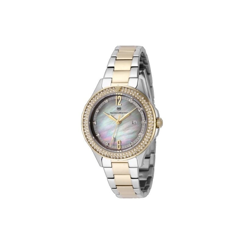 Technomarine Women's TM-826011 LUNA Quartz Grey, White Dial Watch - Gray