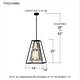 preview thumbnail 8 of 6, Caledonia 1-Light Matte Black Mini Pendant