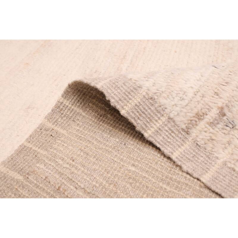 ECARPETGALLERY Hand-knotted Pak Finest Marrakesh Ivory Wool Rug - 8'3 x 10'0