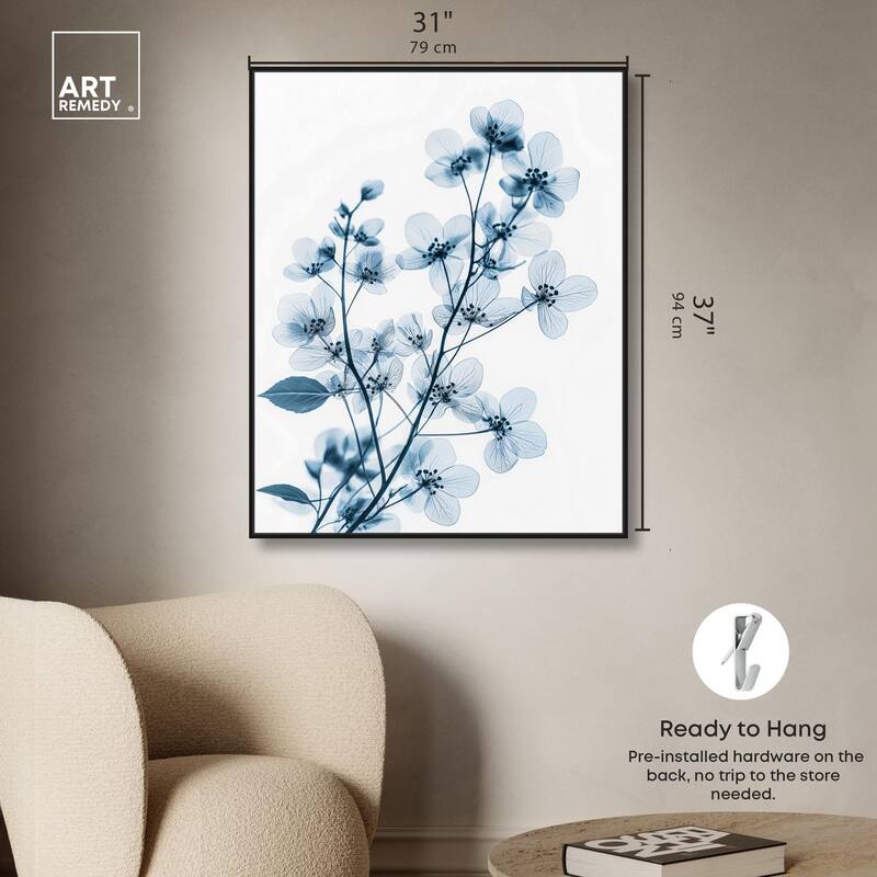 Translucent Petals I Canvas by Art Remedy