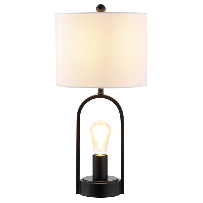 SAFAVIEH Lighting Maze 21" Modern & Contemporary Table Lamp - 10" W x 10" D x 21" H - 10Wx10Dx21H