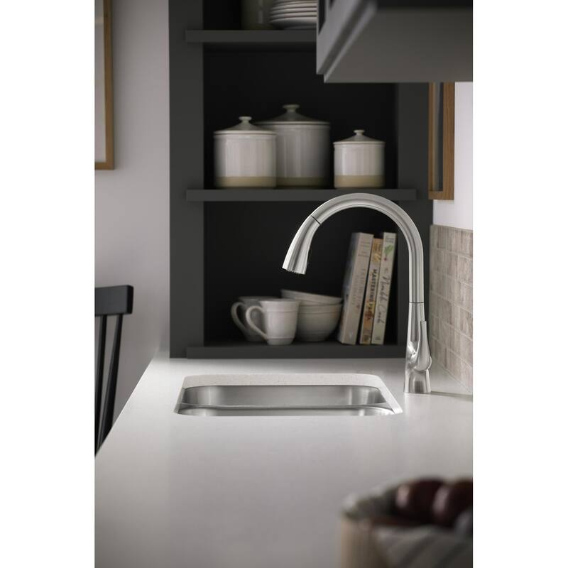 Sterling Medley 1.5 GPM Single Hole Pull Down Kitchen Faucet