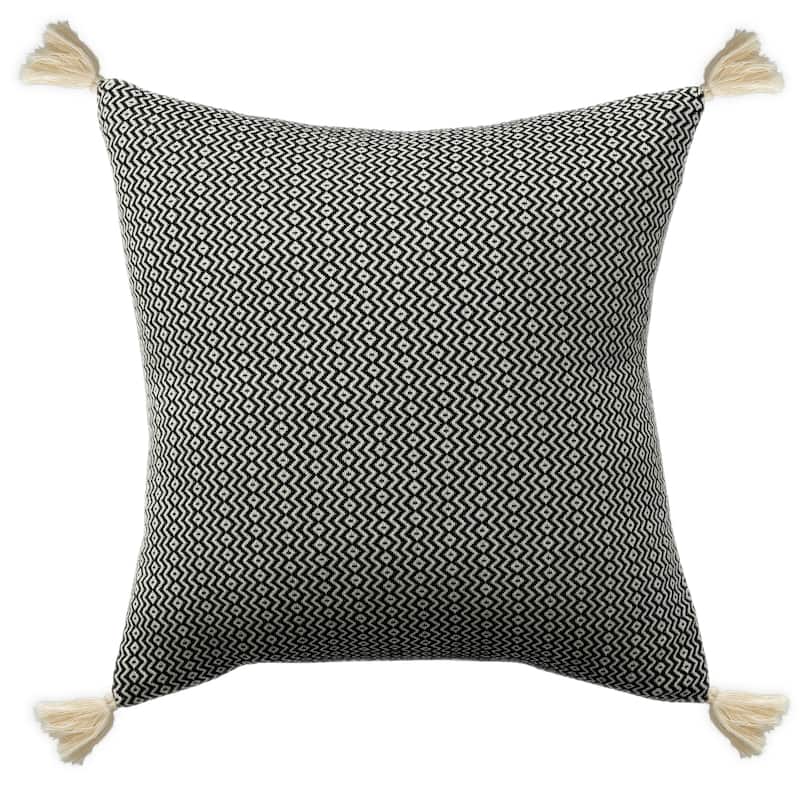 Sevita Casual Chevron Turkish Cotton Throw Pillow