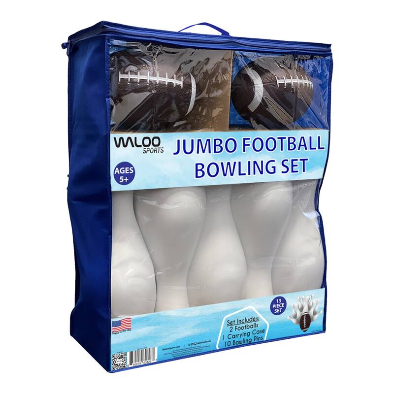 Waloo Sports Jumbo Football Bowling Set Bed Bath & Beyond 40242193
