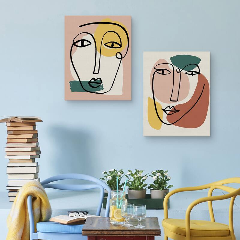 Newstalgia Face 2 by Nikki Chu Canvas Art Prints