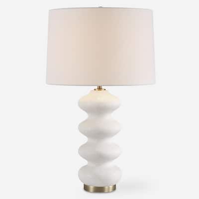 Uttermost Liora White Table Lamp - 26.25" H X 16" W X 16" D