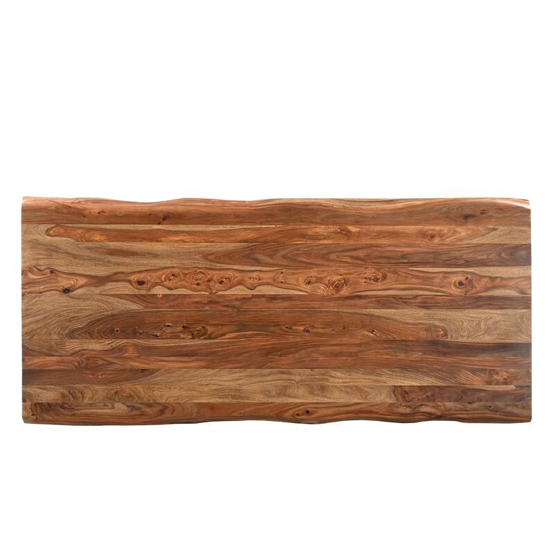 Avenue 9-piece Live Edge Solid Wood Dining Set