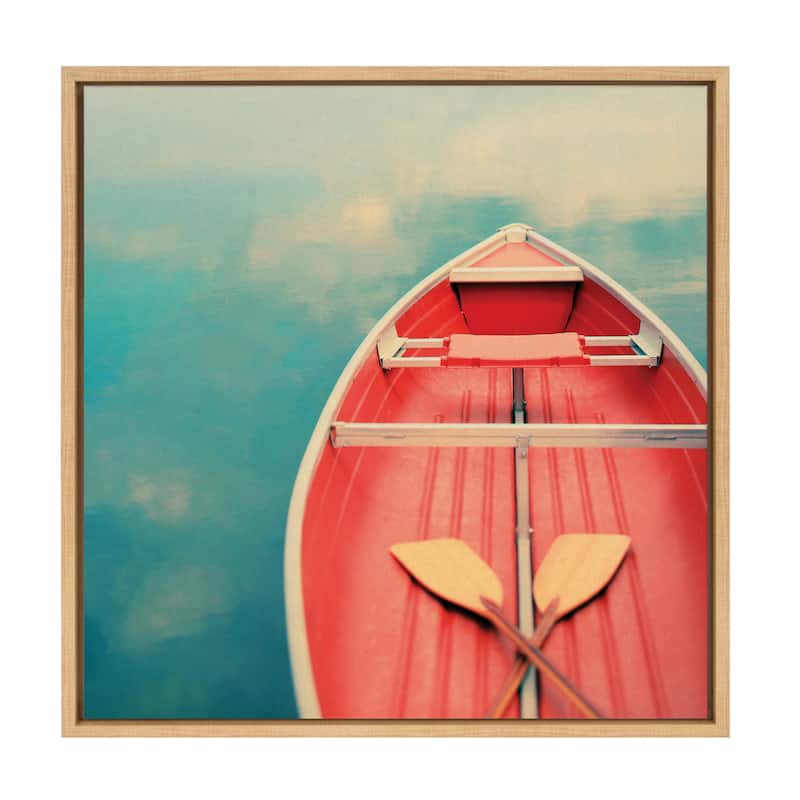 Kate and Laurel Sylvie Floating on a Cloud Framed Canvas by Alicia Bock