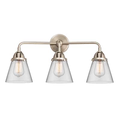 Innovations Lighting 288-3W-10-24 Cone Vanity Cone 3 Light 24" Wide