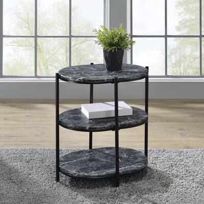 Renton 3-Tier Oval Table