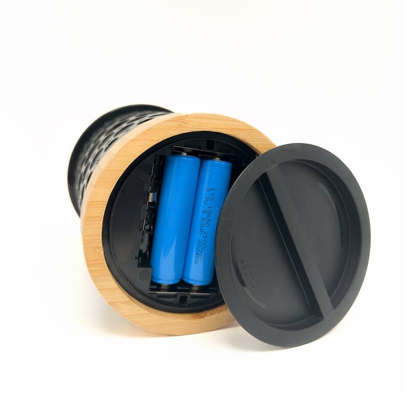 Kibun by Bulbrite Stargaze Cordless LED Outdoor Table Lamp with Dimmer, 3-Level Brightness with Dual Power Source